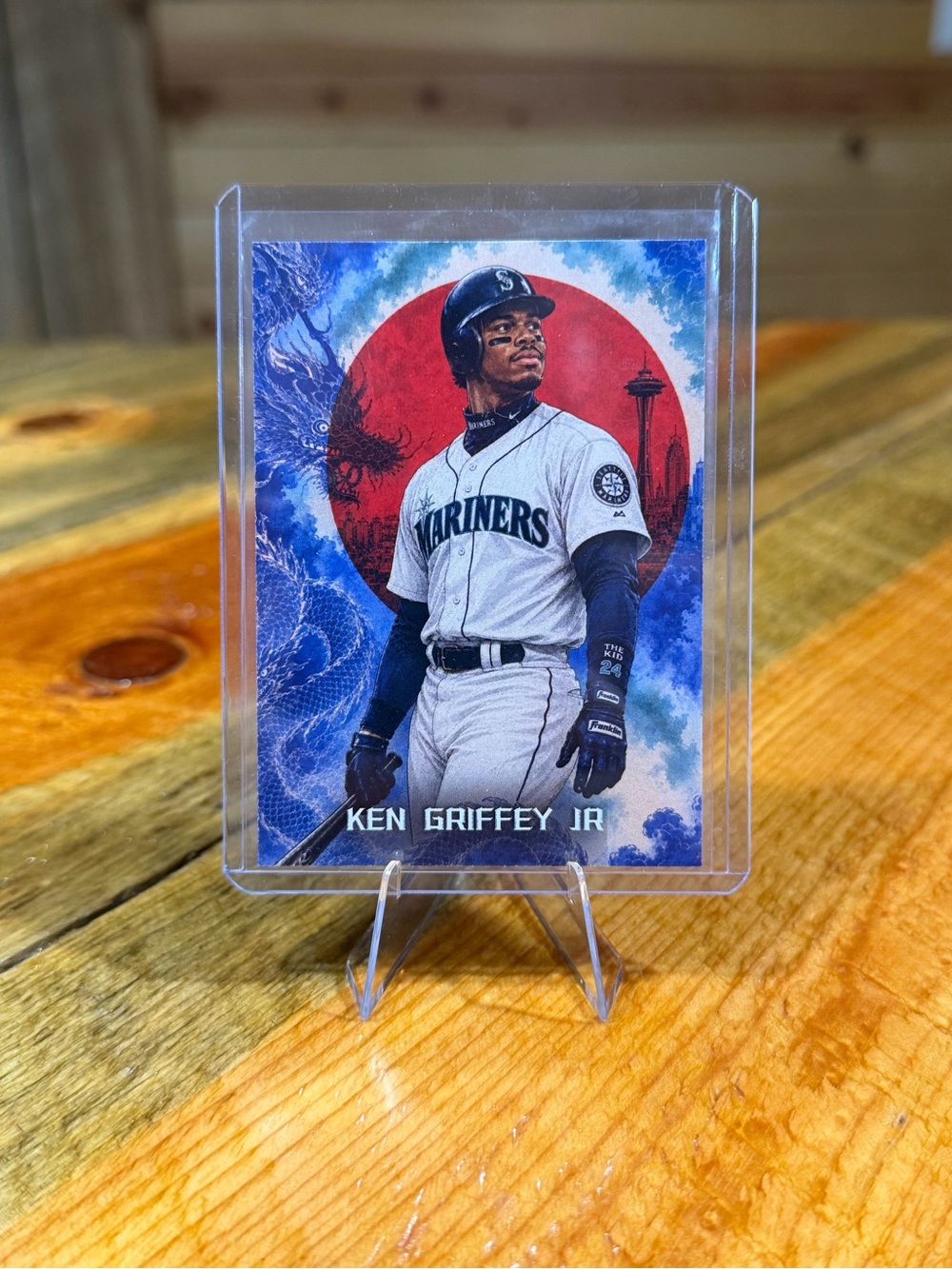 Ken Griffey Jr Seattle Mariners Custom Baseball Card
